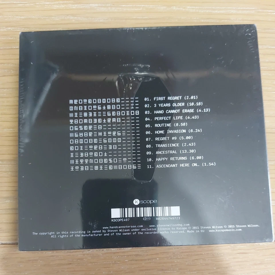 Hand. Cannot. Erase. By Steven Wilson (CD 2015) New and Sealed - Image 2 of 4