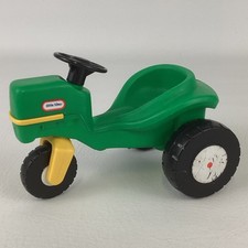 Casa de Muñecas Little Tikes Vintage Años 90 Verde Tractor 6" Juguete Grueso Muñeca Granero