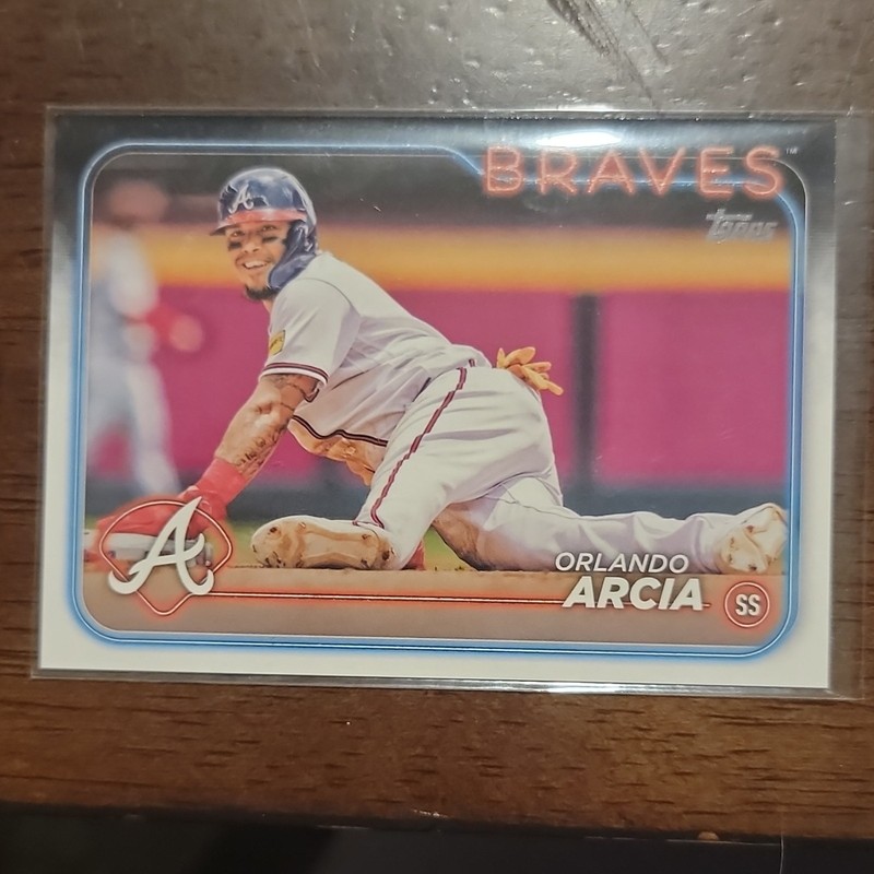 Topps 2024 Series 1 Base Set Orlando Arcia Atlanta Braves #88 MLB