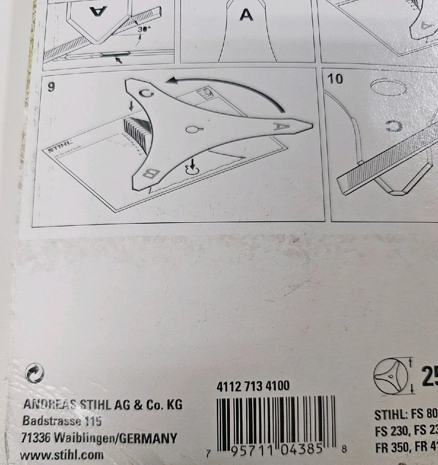 STIHL BRUSH CUT 250MM BLADE (fLR) New B1-Q - Image 4 of 4