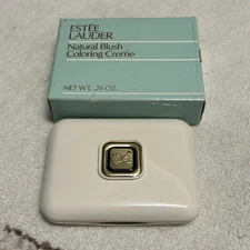 Vintage Estee Lauder Natural Blush Coloring Creme 08 Tangerine with Original Box
