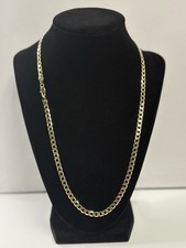 14k Gold Filled/Plated Cuban Chain 22 4.8mm 14.8 grams NEW READ