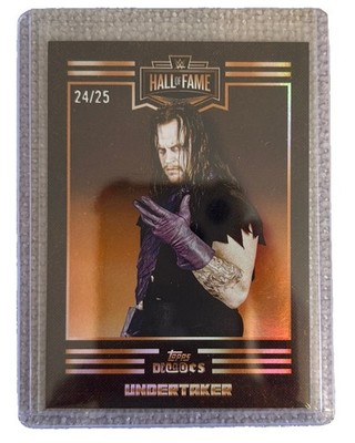 2026 WWE Topps Decades HALL OF FAME Undertaker /25 LOW NUMBERED WWE LEGEND    