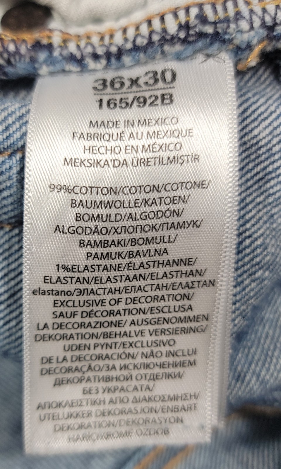 Polo Ralph Lauren The Sullivan Slim Men's Blue Denim Jeans Sz 36x30 thumbnail 7