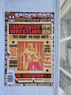 Spider-Man's Tangled Web #14 NEWSSTAND 1:20 Rare 1,552 Copies Dave Johnson Cover