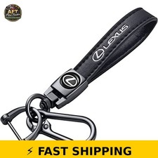 Bfiveante Leather Car Keychain Set For Lexus - Black