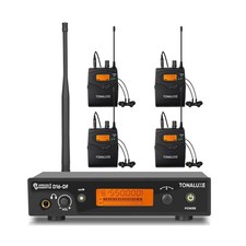 Wireless in Ear Monitor System, Mono IEM System with Metal Rackmount Transmit...