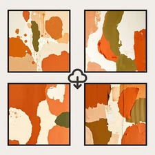 Set 4 Realistic Digital Wall Art Print Modern Home Decor Printable Instant #68