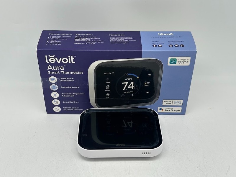 LEVOIT Smart Thermostat for Home, Aura 400S, White - READ
