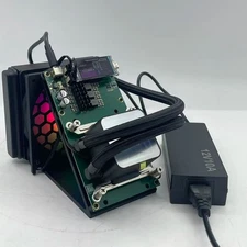 NerdQaxe++ 4.8TH/s Air-Cooled Bitcoin Miner 4Pcs BM1370 | 2.4G WiFi SHA-256 ASIC