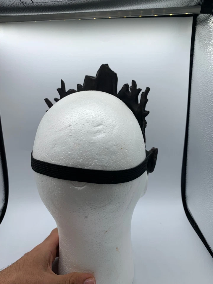 Disfraces teatro máscara facial calavera madera hombre Foto 3 de 4