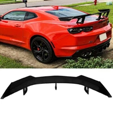 ZL1 1LE Style Rear Trunk Spoiler Wing Lip ABS Gloss Black Fit 16-23 Chevy Camaro