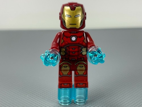 Minifigura LEGO Iron Man Plata Hexagon 76153 76152 Superhéroes Vengadores - Imagen 10 de 11