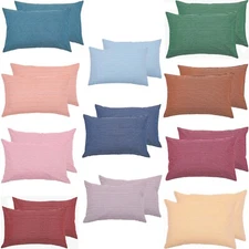 Cotton Cushion Covers Striped Throw Pillow Cover Case Sofa Bad Home Decor-18x28