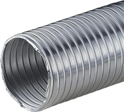 AMSLIGHT Alu-Flex-Rohr 2,6m Flexrohr Ø 75 mm 75mm Alurohr Flexschlauch Schlauch Aluminium