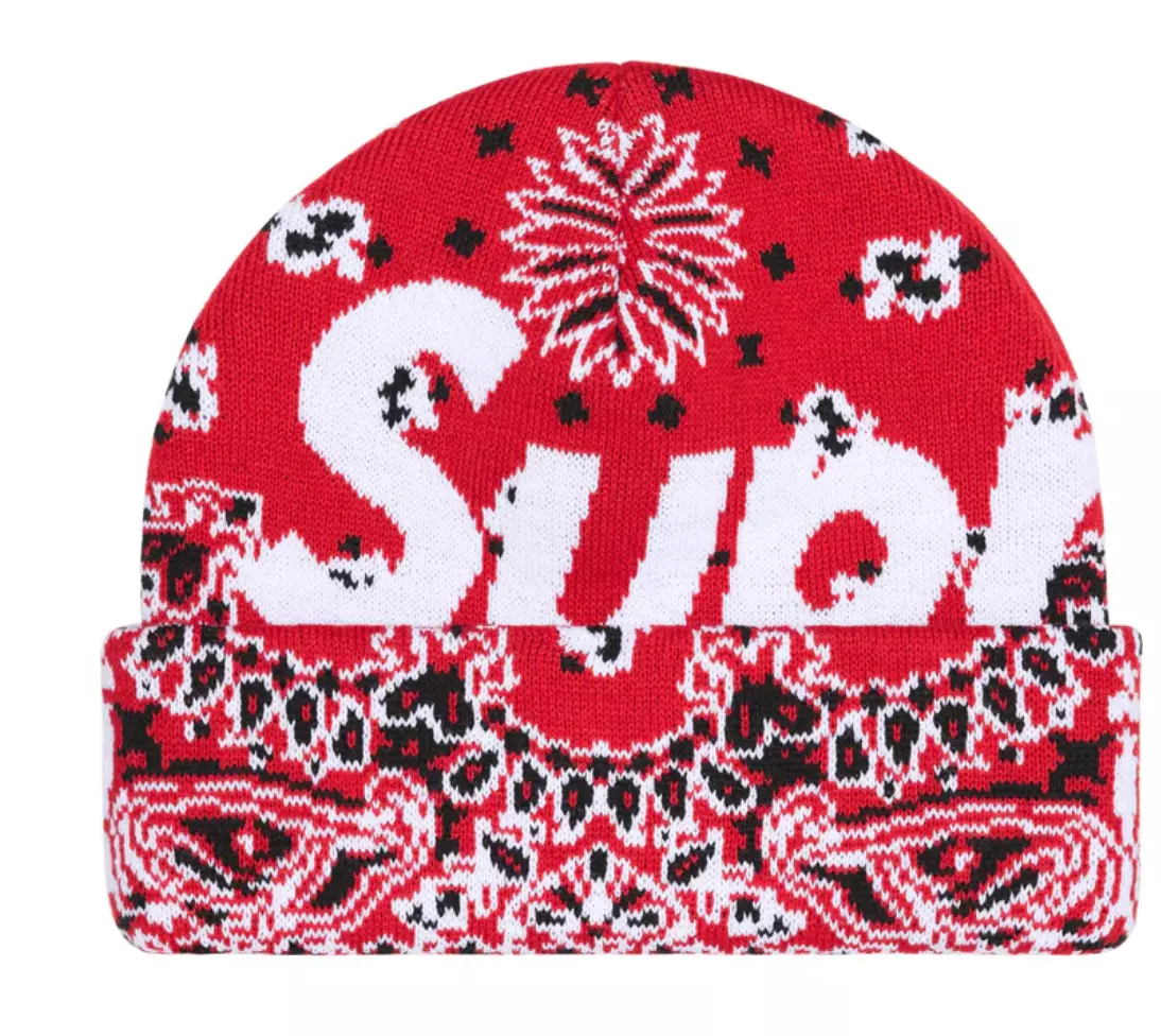 Bonnet rouge Supreme Big Logo FW24