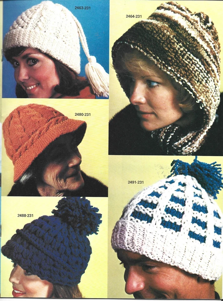 Hats Scarves & Mittens - Crochet/Knitting Instruction Booklet - Image 3 of 4