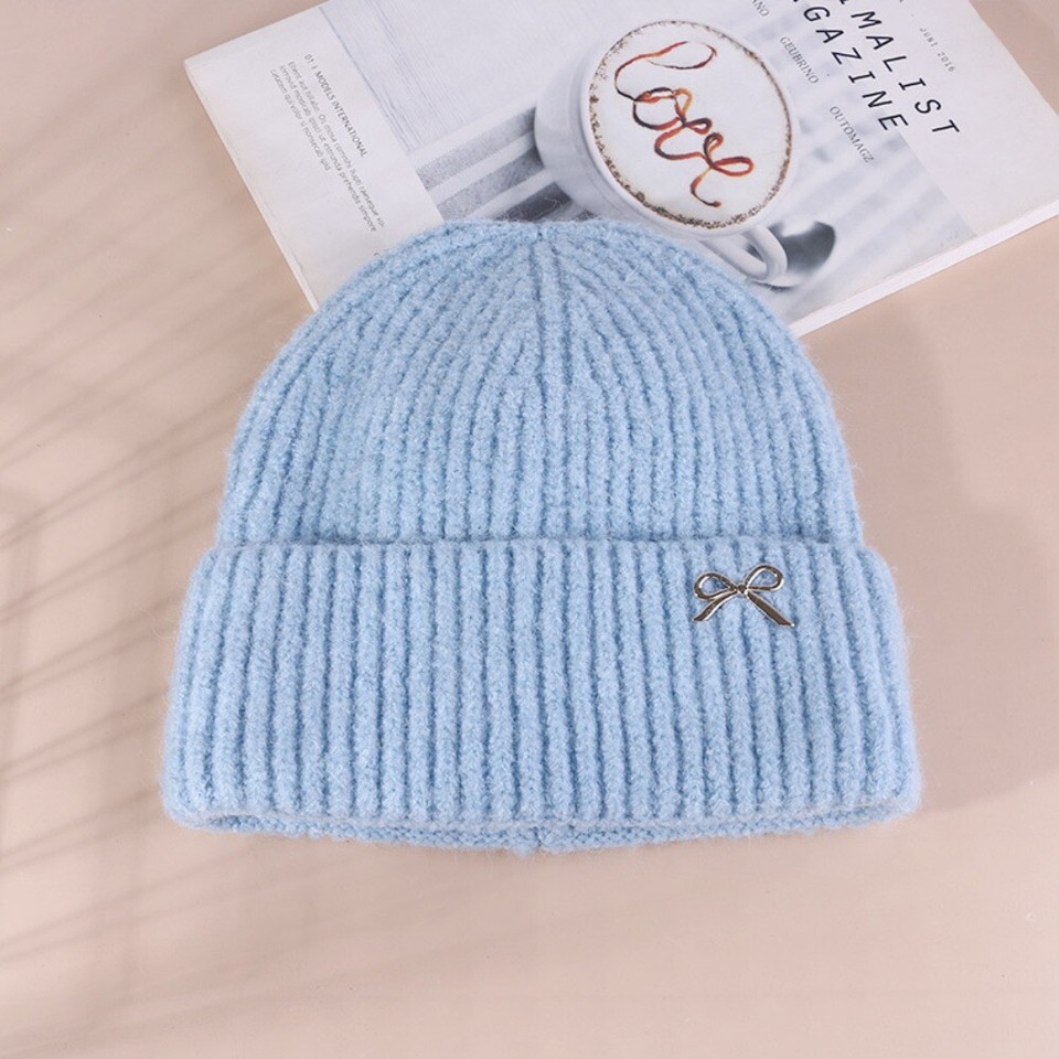 Elegant Knitted Hat Knitted Ear Protection Cap New Warm Hat Outdoor