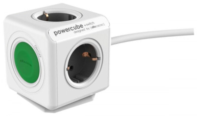 allocacoc PowerCube Extended Switch incl. 1,5 Kabel Type F