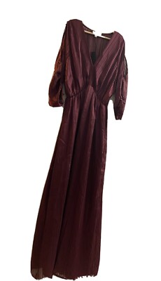 chiffon layered dress plus size Plus Size Pleated Tie-Neck Maxi Dress – Chiffon Ruffle Maxi Dress Light green / XXL main image 0