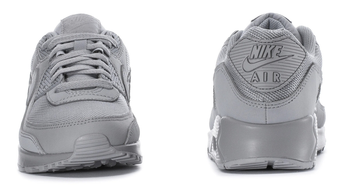 New NIKE Air Max 90 Men's classic Athletic Sneakers shoes triple gray all sizes — product photo 4 of 6