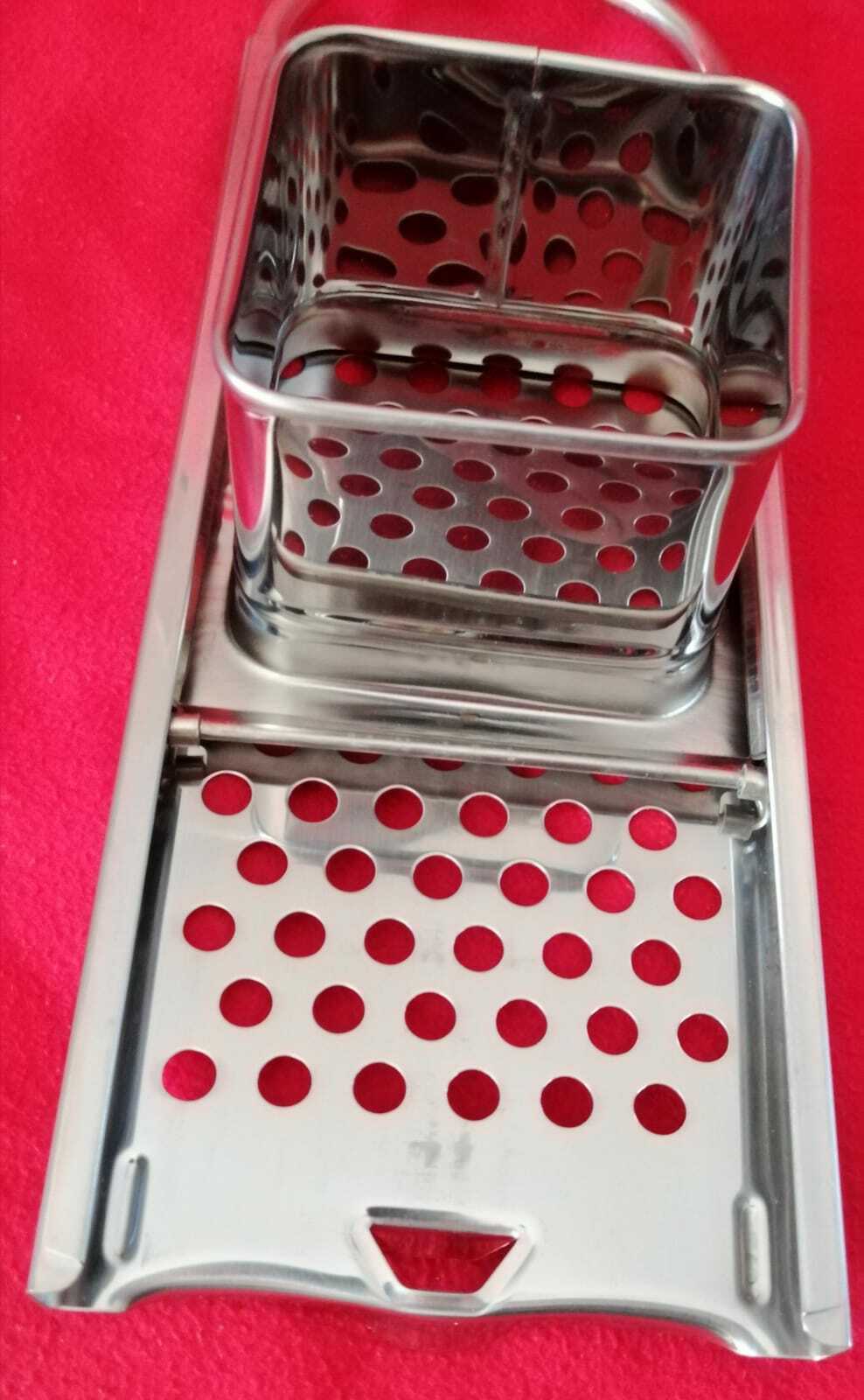 ACCESSORIO MACCHINA GRATTUGIA SPATZLE GNOCCHETTI TIROLESI PASSATELLI knöpfle