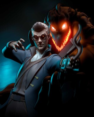 Percival ''Percy'' de Rolo - Critical Role - 3D gedruckte Resin Figur - unbemalt