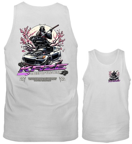 Camiseta sin mangas para coche deportivo JDM personalizada afinada Samurai Car importada - Imagen 8 de 8