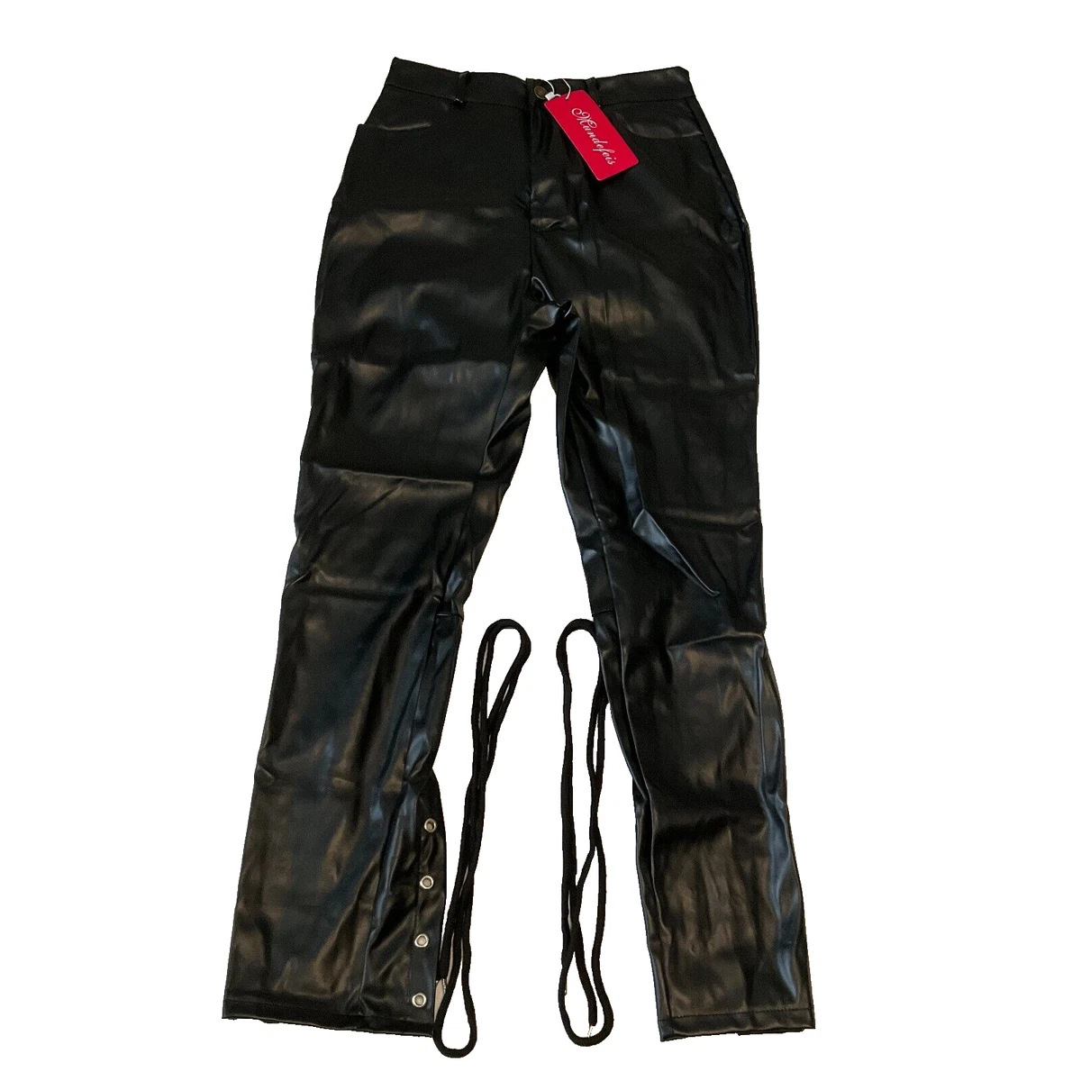 lace leather pants products for sale | eBay