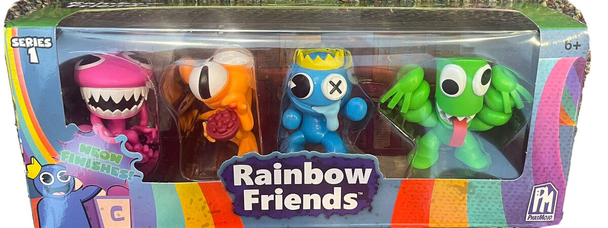 Blue Character Rainbow Friends Roblox Neon Christmas Gift 