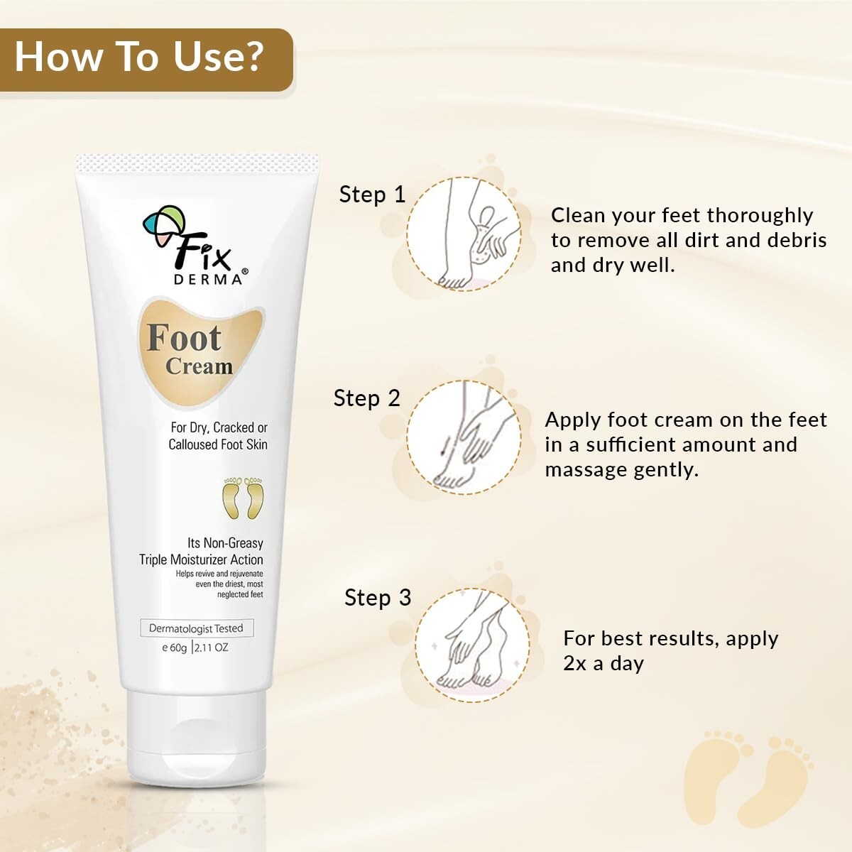 Fixderma 5 Lactic Acid, 15 Urea, 3 Glycerine, Foot Cream eBay