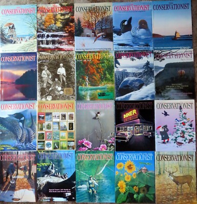 THE CONSERVATIONIST - NY Environmental Magazine - 38 Issues from 1994-2000