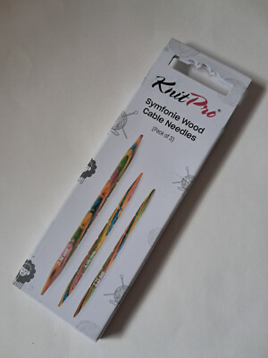 KnitPro Zopfmuster Nadeln Symfonie Holz Set 20501
