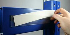 Warehouse Racking Label Holder, Self Adhesive. 45mm High, BEST PRICE!!!
