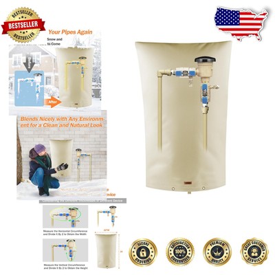 Multipurpose Insulation Cover 22'' x 34'' for Water Well Pump & Irrigation Systems