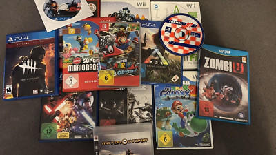 Videospiele Sammlung - Wii, WiiU, PS1, PS3, PS4, Switch