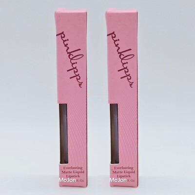 2-Pack Pinklipps Everlasting Matte Liquid Lipstick- After Party