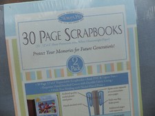 New 2 Pack Memory Stor, 30 Page Scrapbooks, 15 Sheets of 12x12" Sheet Protector
