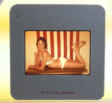 VTG 1977 US Army Female Soldier MISS US ARMY RESERVE LAS VEGAS 35mm Film Slide