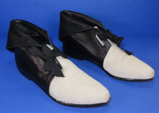 RARE VINTAGE TOKIO KUMAGAI Men's Black Textured Leather Loafers 38.5