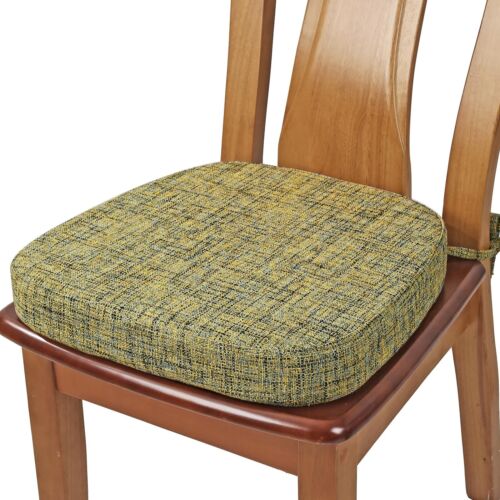 U-Shaped Chair Cushions for Dining Chairs, 2.5" Thick Foam Kitchen Seat Cushi...