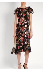 Dolce & Gabbana Rose Print Dress Size 42 IT