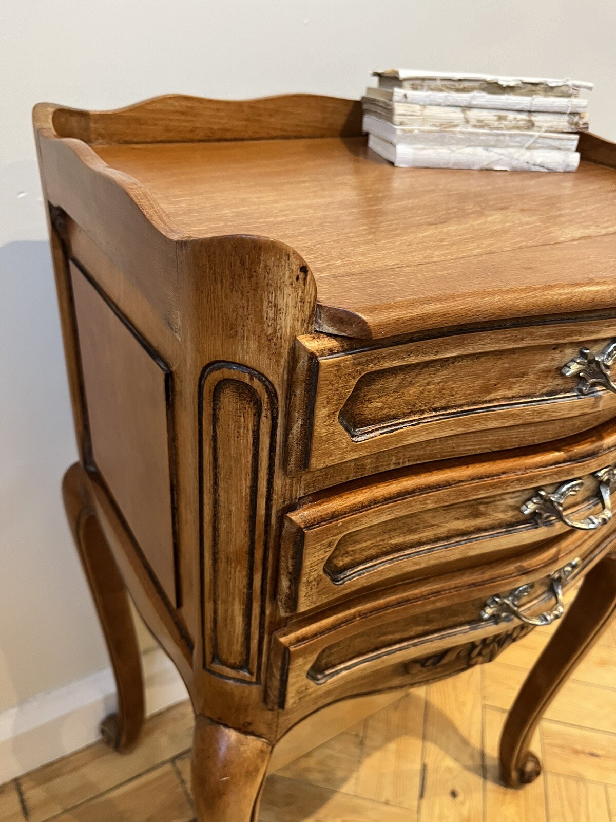 French Vintage Bedside Table eBay