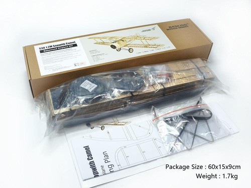 Sopwith Camel 1200mm Holzbaukasten Torcster Brushless Flugzeug - Bild 14 von 14