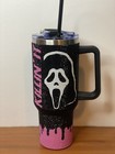 -IN HAND- Ghost Face Killin' It Travel Tumbler with Straw 40 oz. Halloween 👻🎃