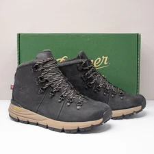 Danner Mountain 600 Jet Black Taupe Boots, Women's 9.5 M (62146)