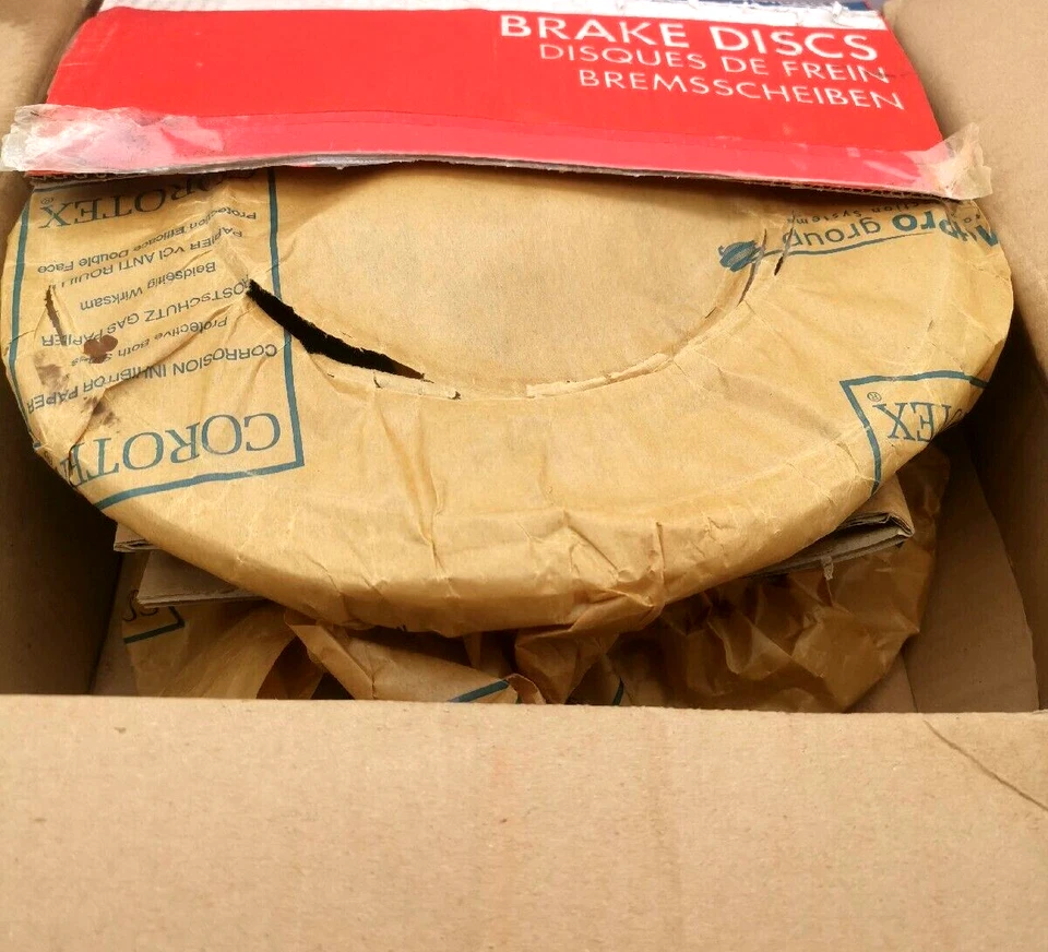 2X disco de freno trasero se adapta a Mercedes Chrysler Crossfire Unipart GBD1155 Foto 4 de 4