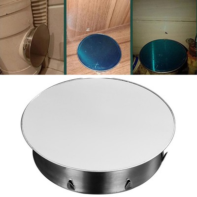 Copertura Foro Camino Ø200mm - In Acciaio Inox - Resistente Al Calore - Per Tubi Stufa E Canne Fumarie - Foto 4