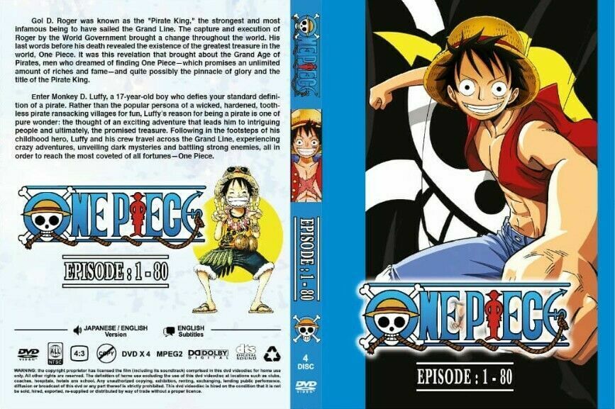 Anime DVD One Piece Box 1-8 Episode 1-640 Complete ENGLISH DUBBED