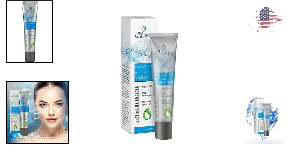 Crema Antiedad con Ácido Hialurónico - Disminuye Líneas - Paquete de 10 Tubos Foto 2 de 4